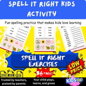 Spelling Workbook for Kids: Fix the Spelling, Boost the Confidence!