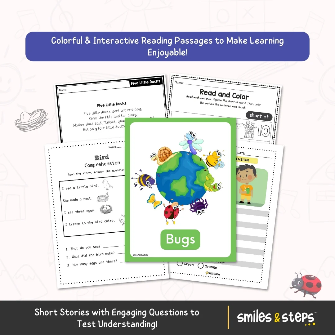 Reading Comprehension Pack for Kids – Learn with Stories! - Image 3