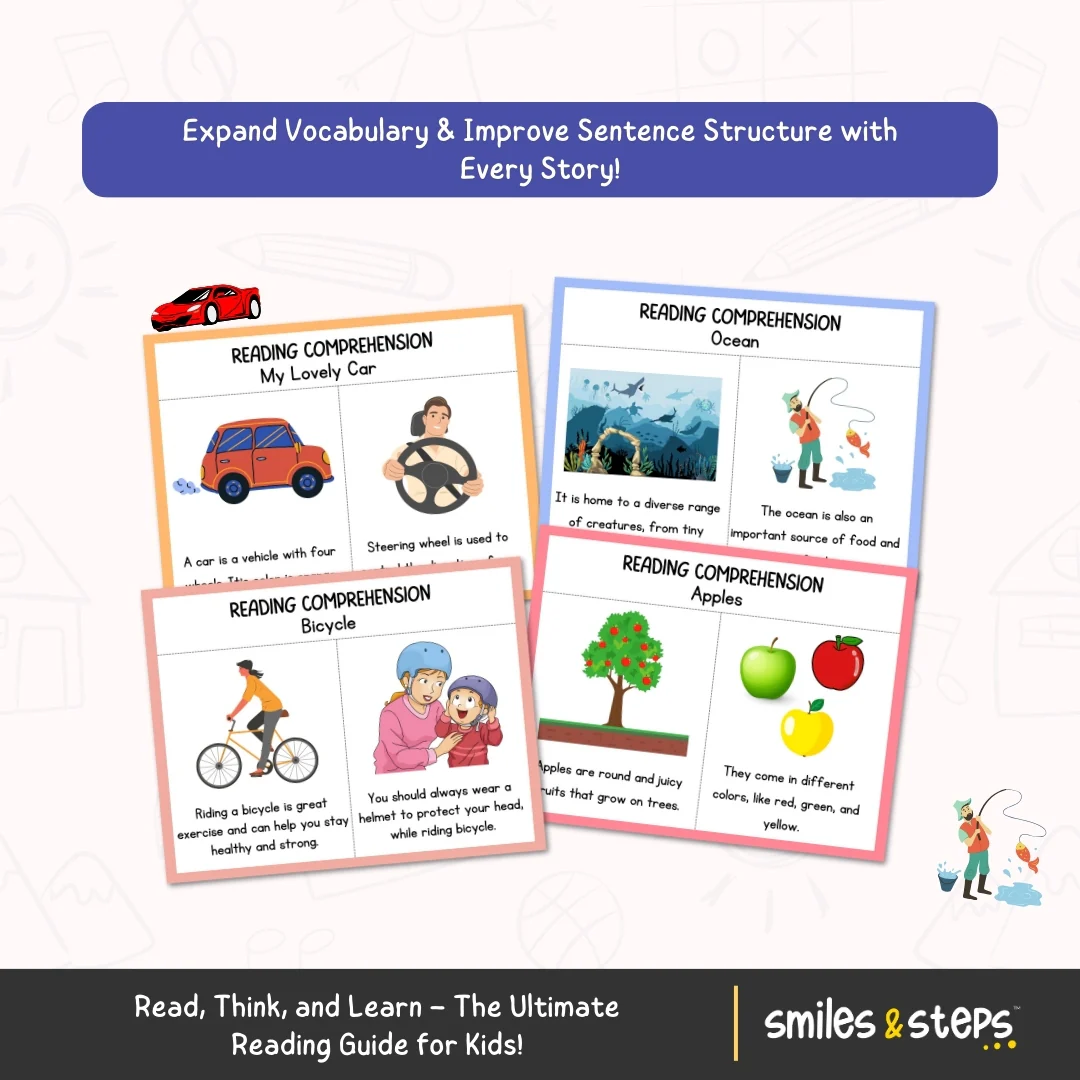 Reading Comprehension Pack for Kids – Learn with Stories!